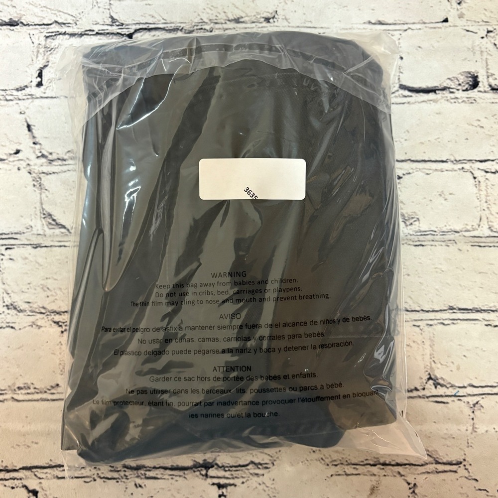 Hollister Pants Mens 30x32 Black Baggy Carpenter Cargo Double Knee Utility Work - Picture 8 of 8